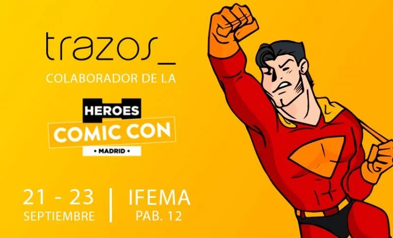 Trazos, Escuela colaboradora de la Heroes Comic Con Madrid