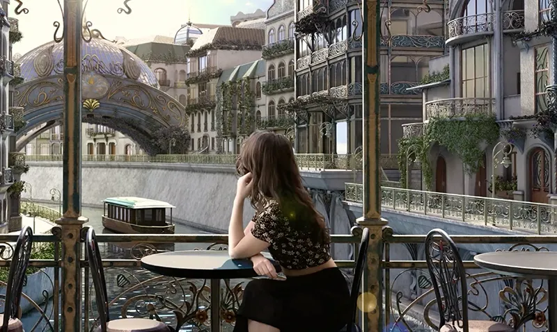 Área de composición y efectos visuales